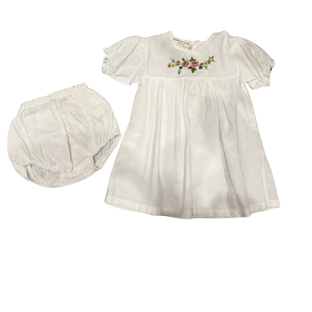 NWT Babe & Tess Girl's Top and Bloomer Set - 9M